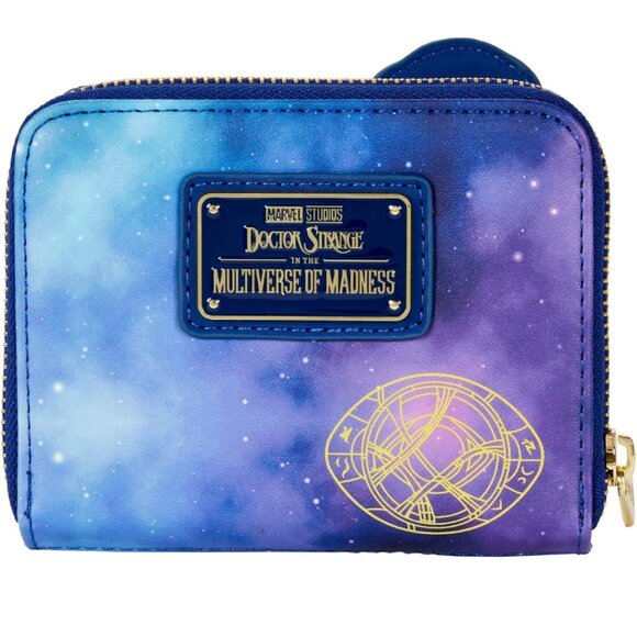NWT Loungefly Marvel Dr Strange Multiverse Zip Around Wallet - Picture 3 of 9